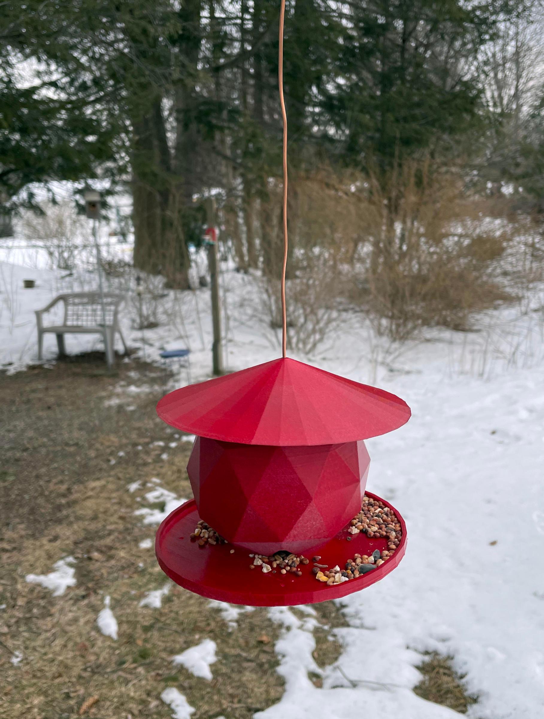 Bird feeder 3d model