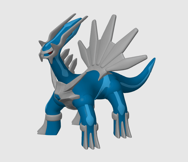 Articulated Dialga (3MF included) 3d model