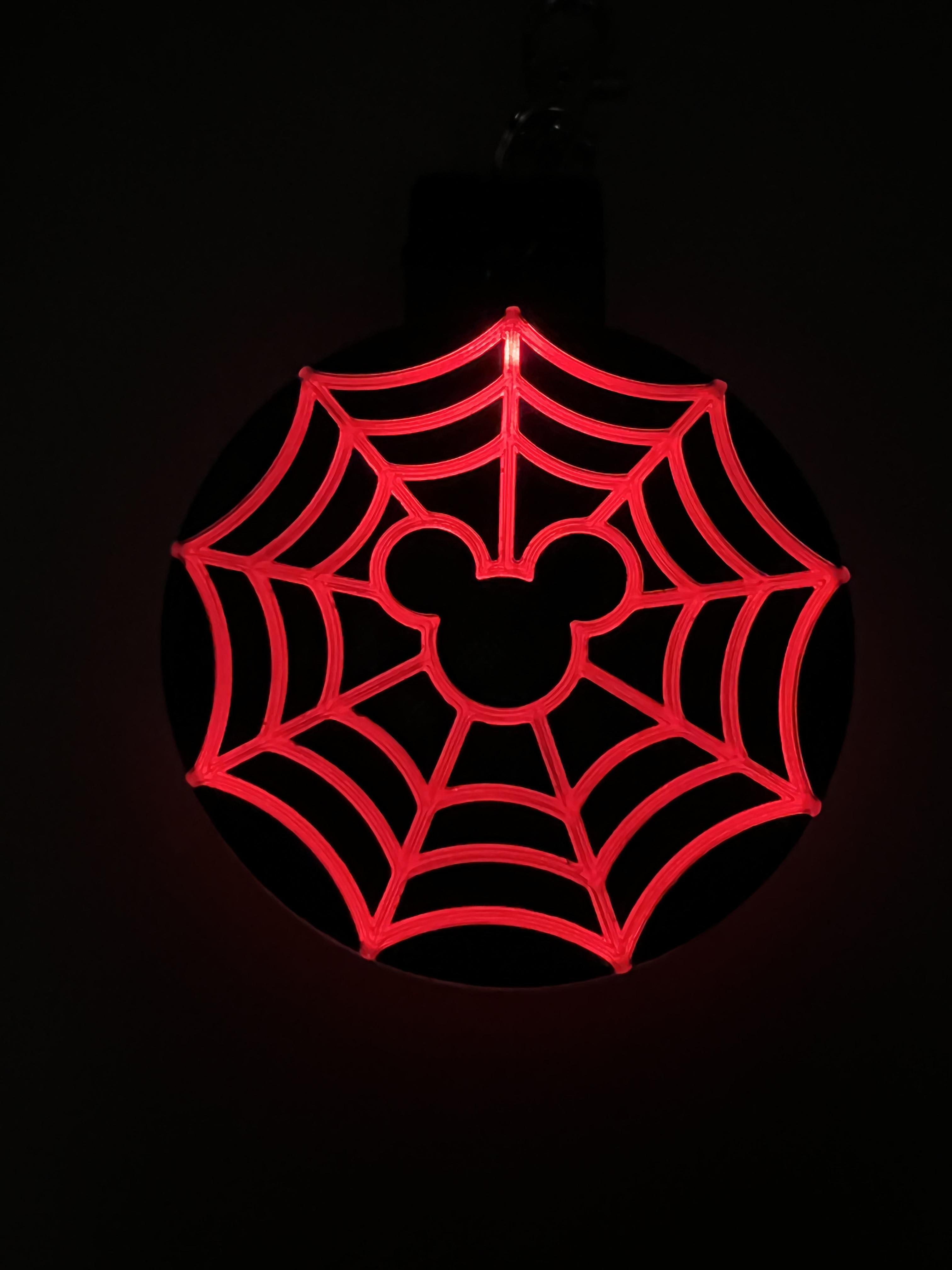 Spiderweb Mouse Night Light 3d model