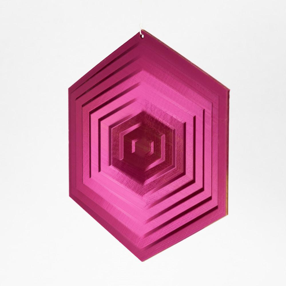 radiating-hex-ornament.stl 3d model