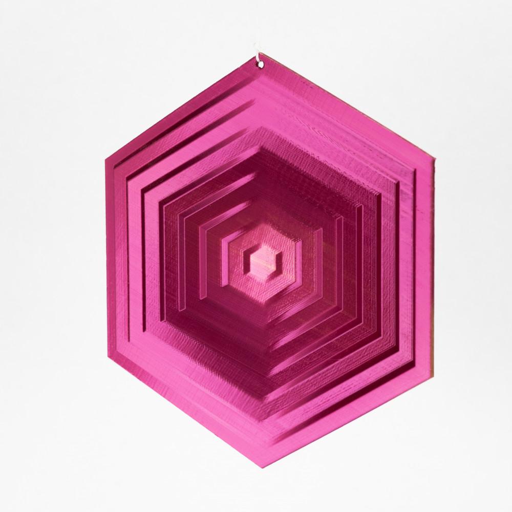 radiating-hex-ornament.stl 3d model