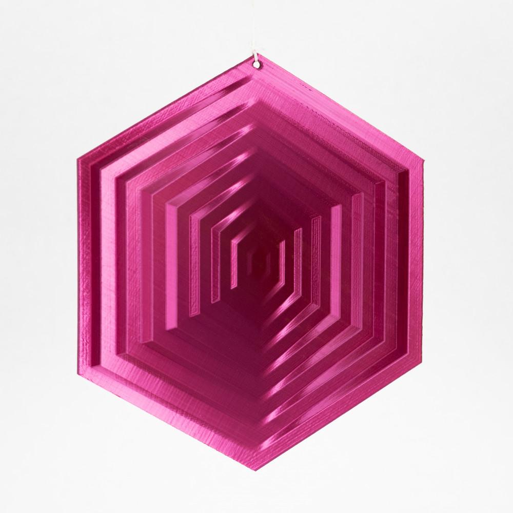 radiating-hex-ornament.stl 3d model