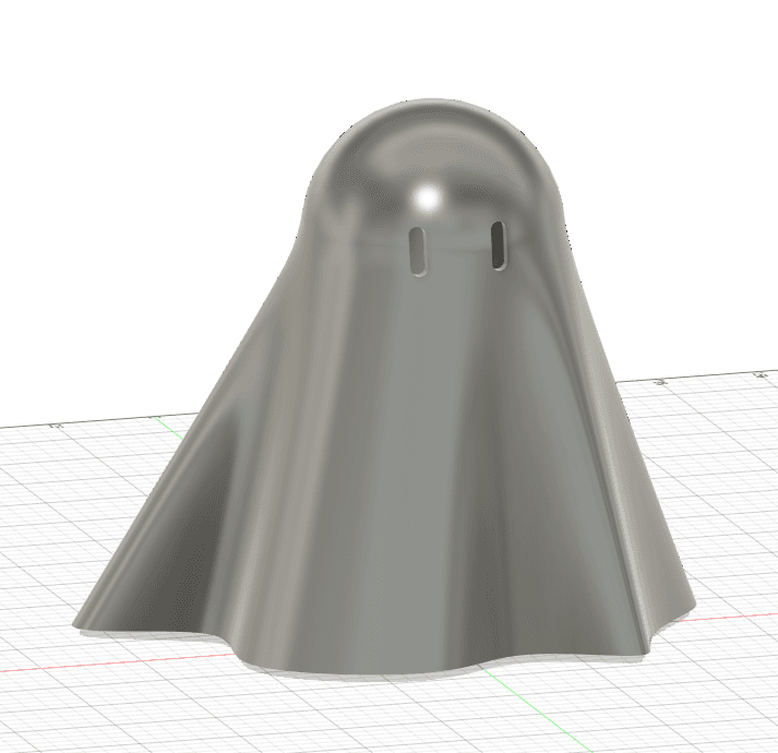 Flat ghost 3d model