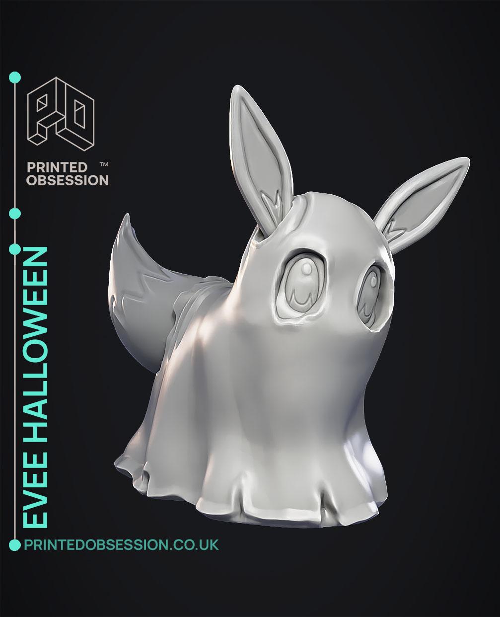 Evee Halloween - Pokemon - Fan Art 3d model