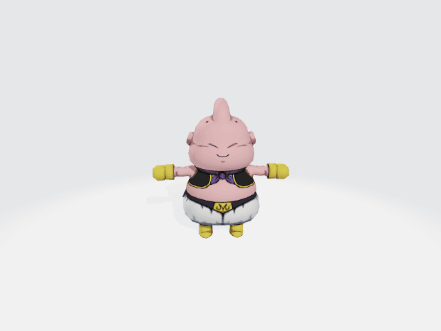 Baby Majin Buu 3d model