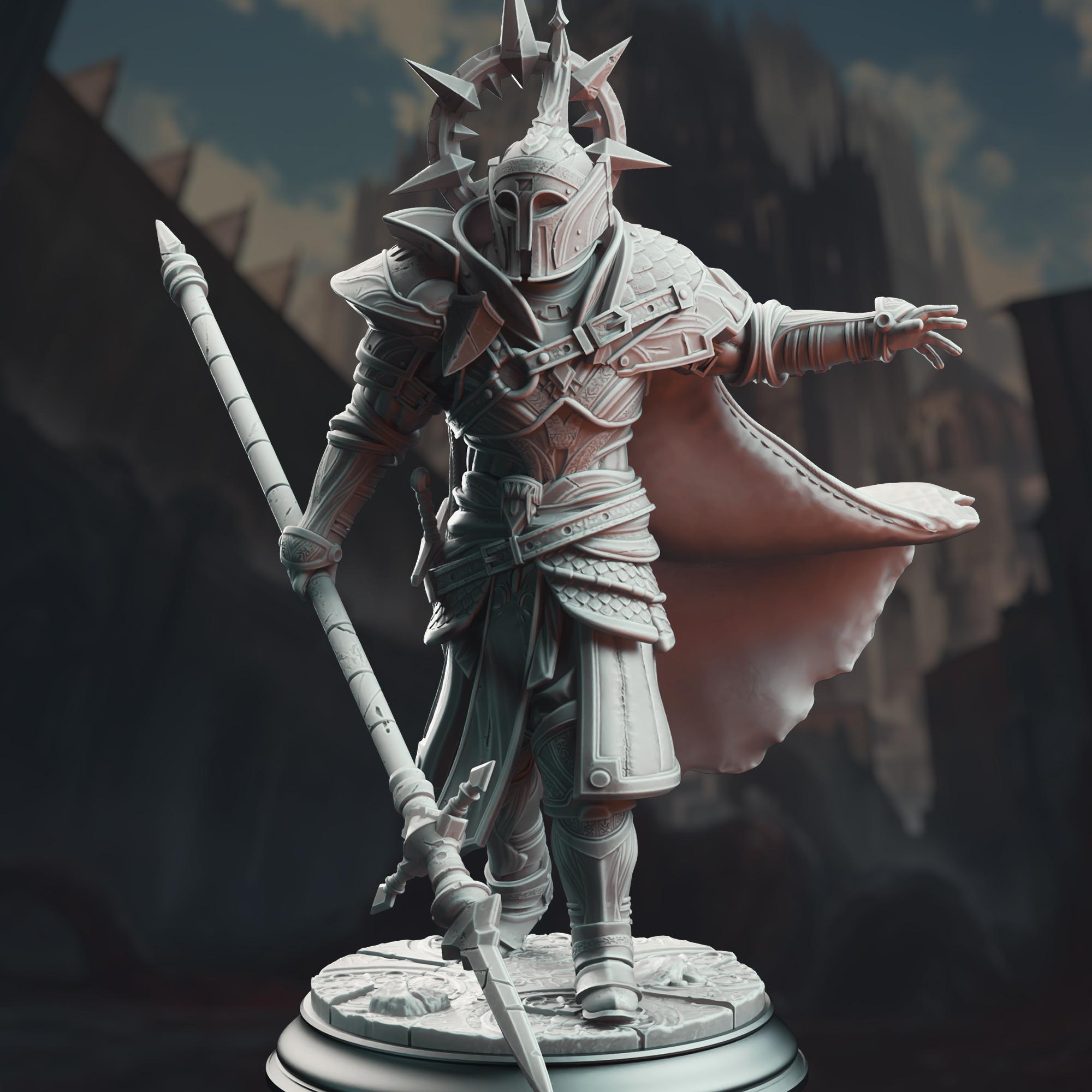 Bodyguard Knight - Roland the Dutiful 3d model