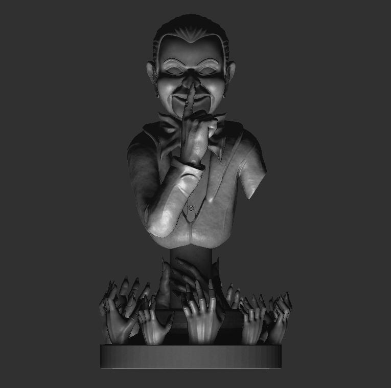 FAN ART DEAD SILENCE 3d model