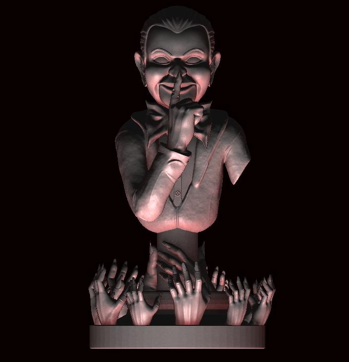 FAN ART DEAD SILENCE 3d model