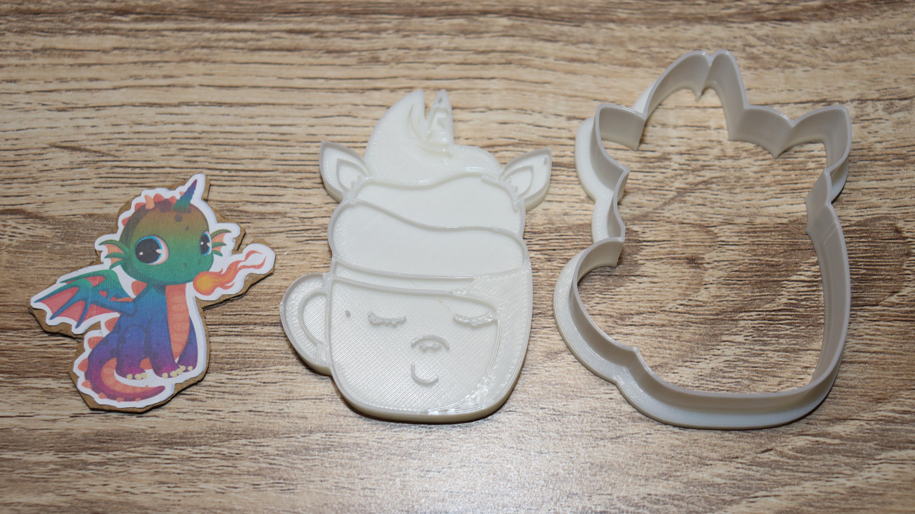 cookie cutter unicorncup 3d model