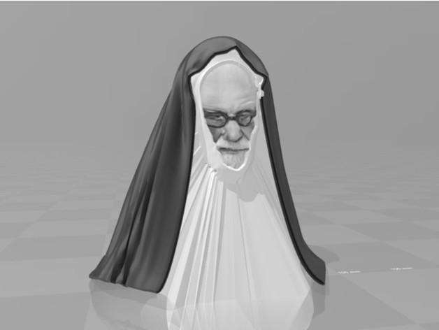 schwester Freud - fingerpuppet 3d model