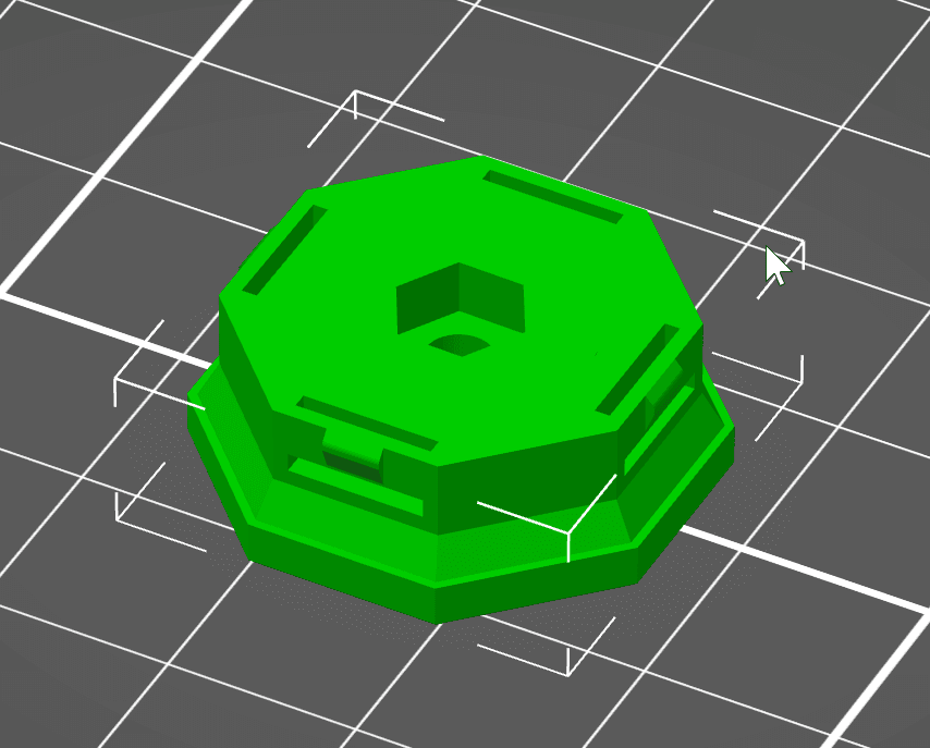 Remix of Multiboard Snap for M3 Nut 3d model