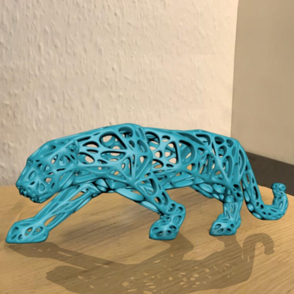 panther organic holes 3d model