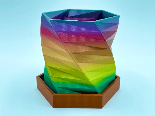 Geometric Planter Pot 3d model