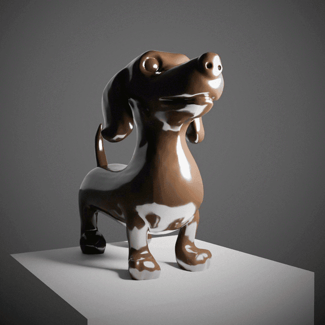 Sausage Dog Dachshund 3d model