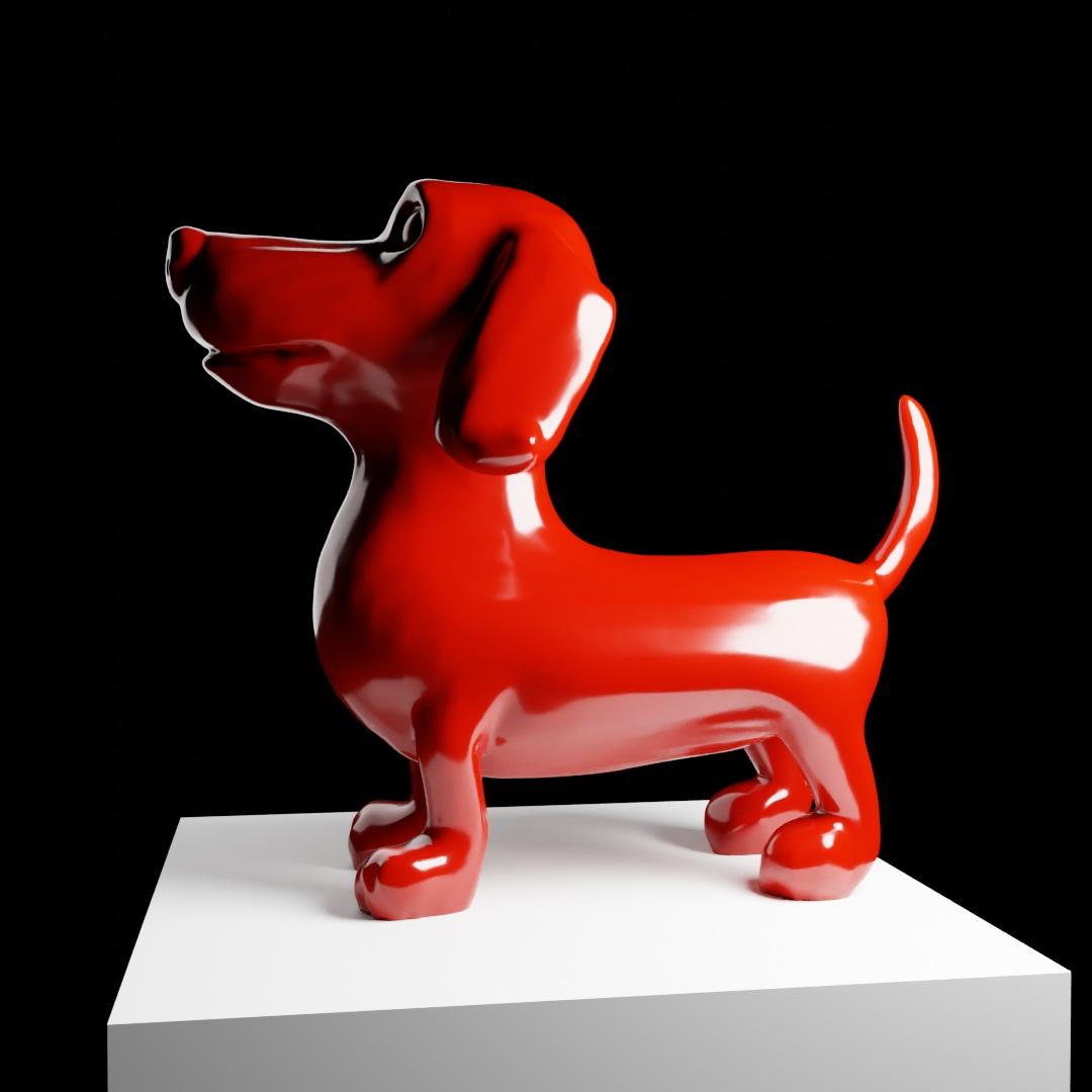 Sausage Dog Dachshund 3d model