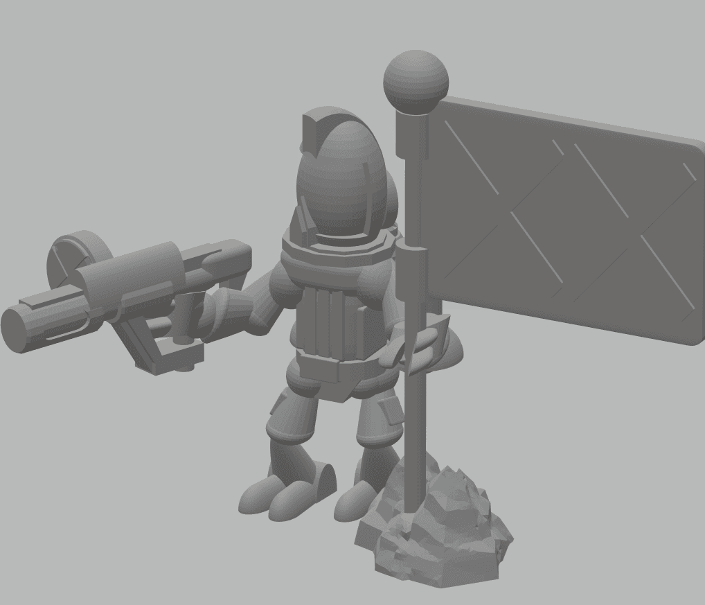 Elite Bannerman 3d model