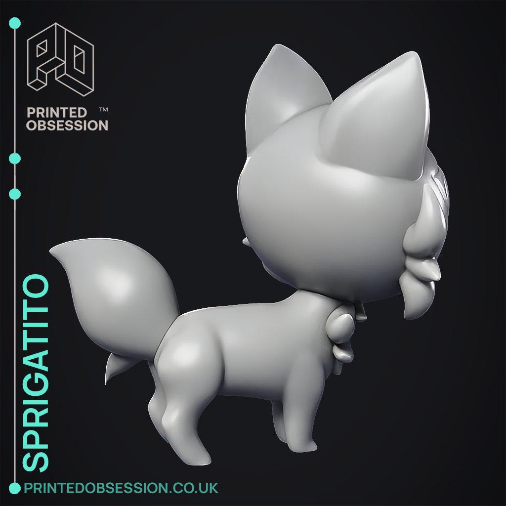 Sprigatito - Pokemon - Fan Art 3d model