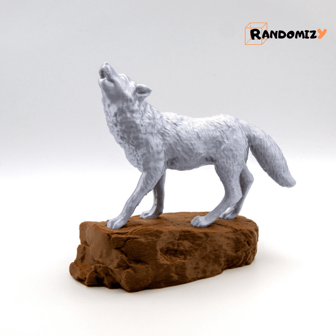 Howling Wolf 3d model