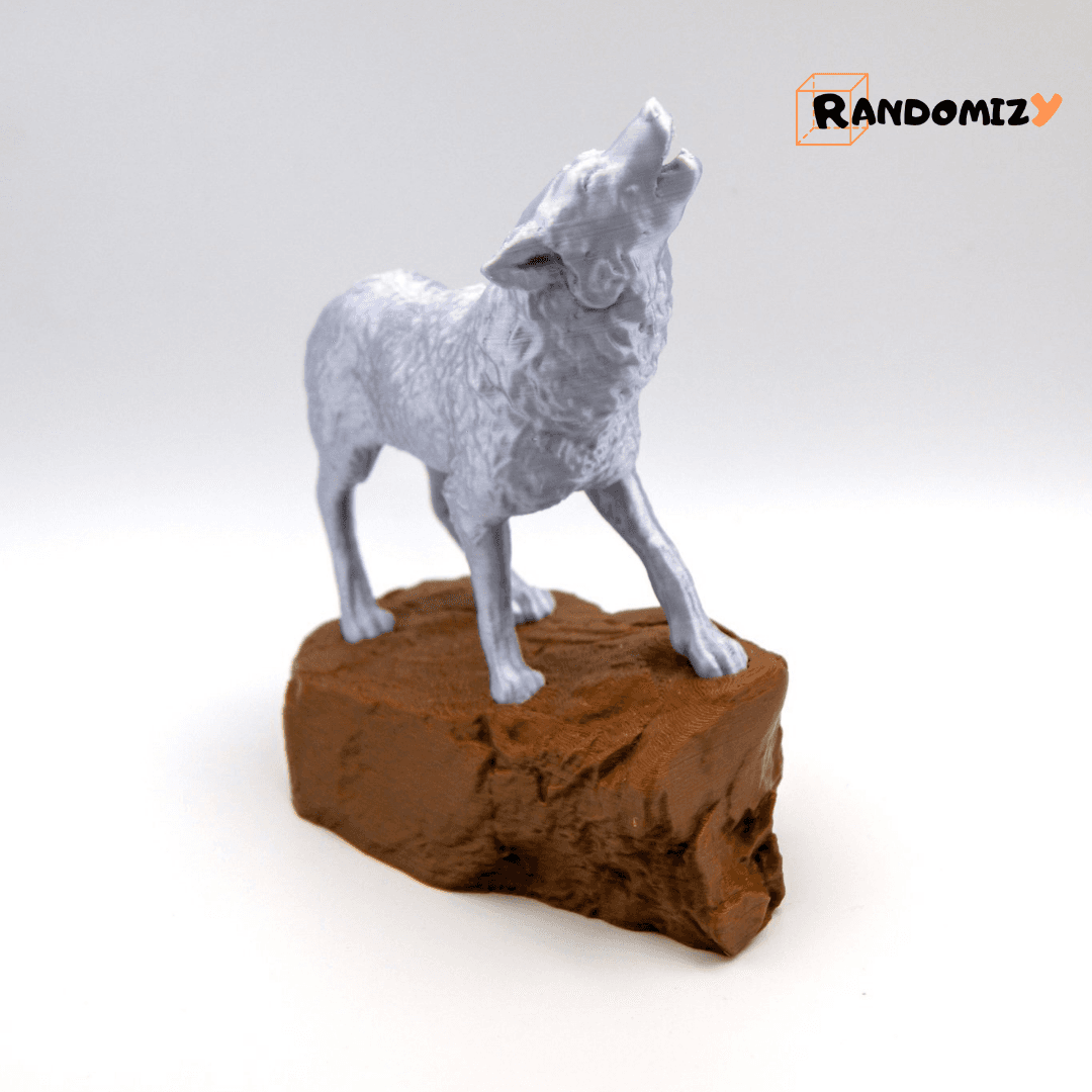 Howling Wolf 3d model