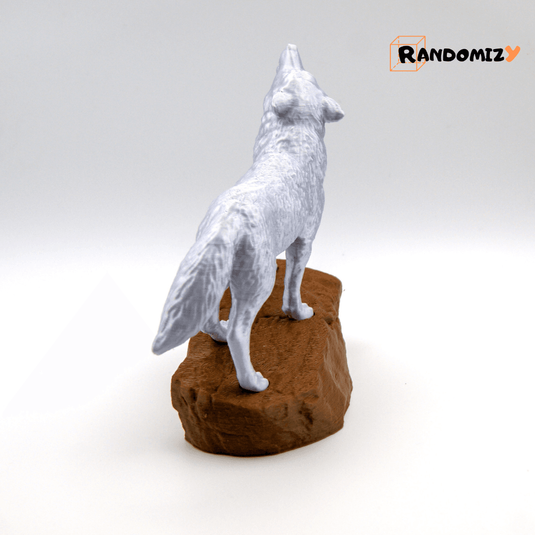 Howling Wolf 3d model