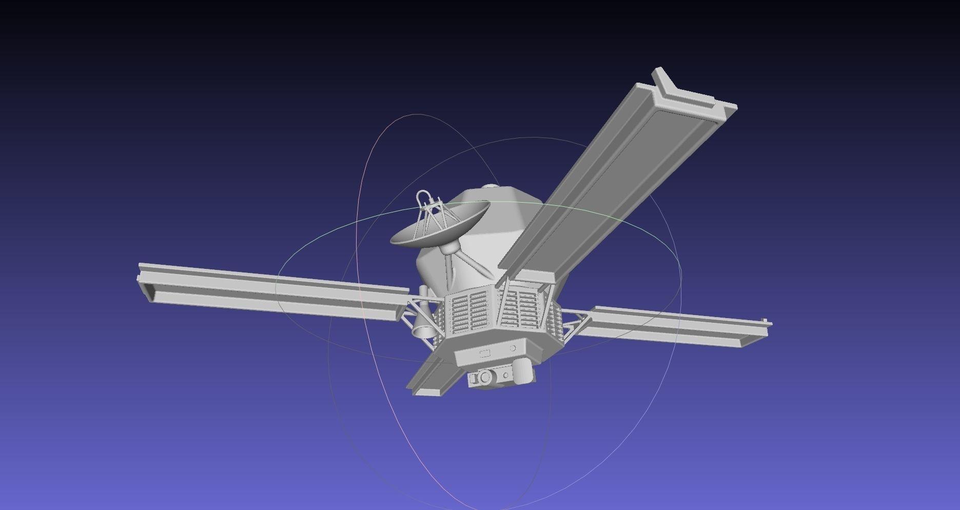 Mariner 9 Mars Probe Basic Printable Model 3d model