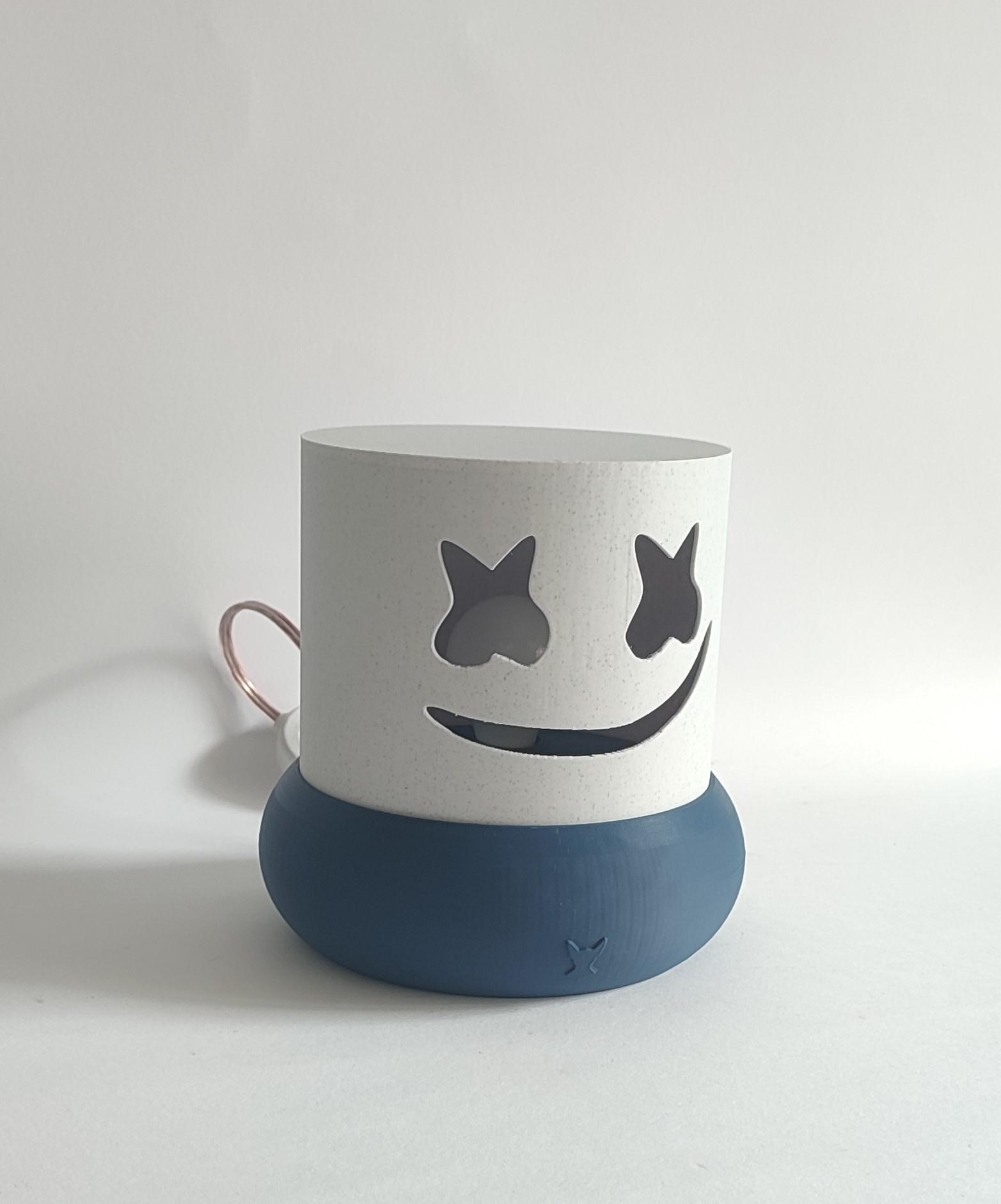 Marshmello Lamp 3d model