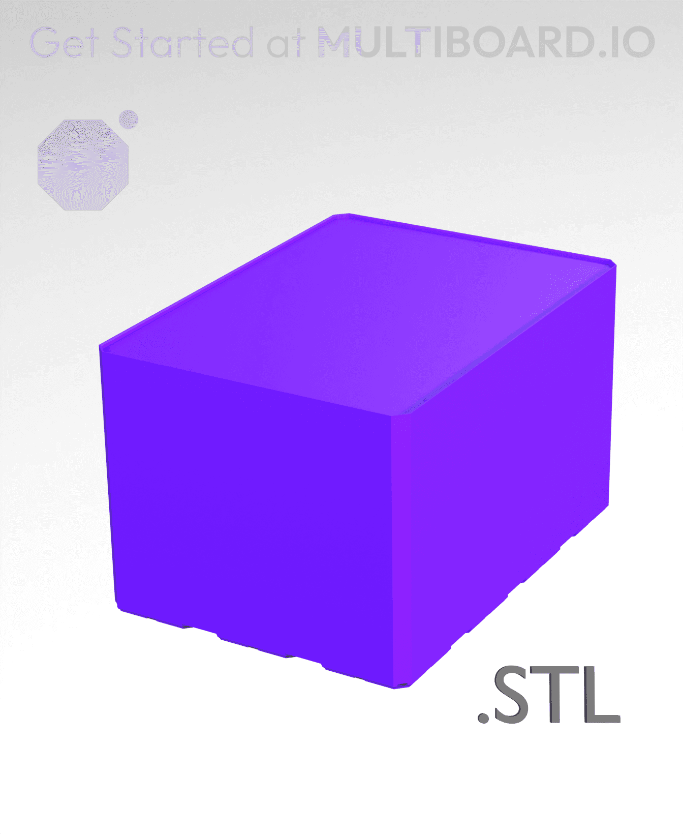 3x4x2·5 - Multibin Insert - STL Remixing File 3d model