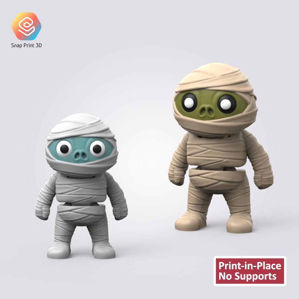 Halloween Flexi Mummy 3d model