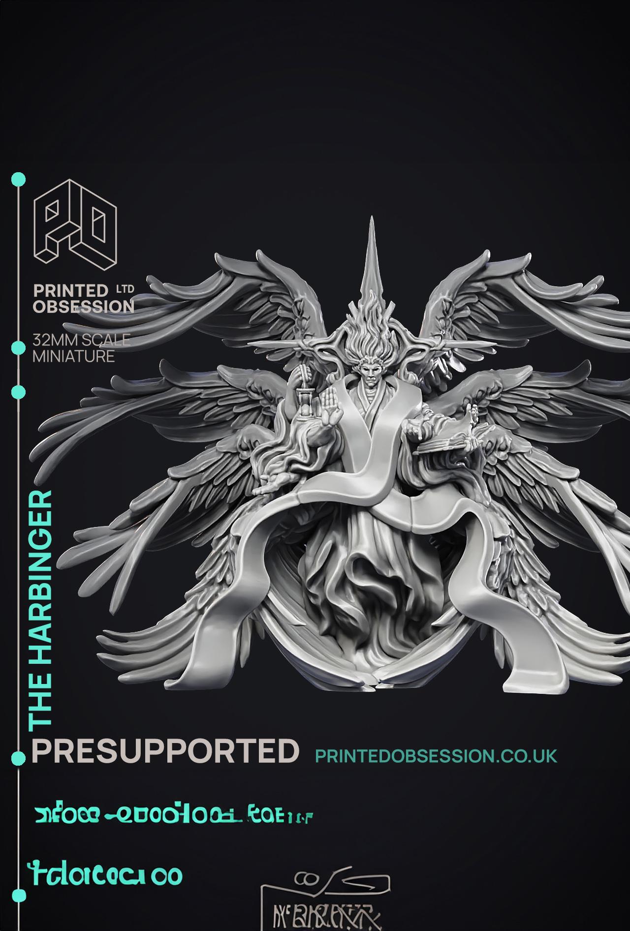 The Harbinger - High archon - Large Model - Heaven Hath No Fury - PRESUPPORTED - 32 mm scale  3d model