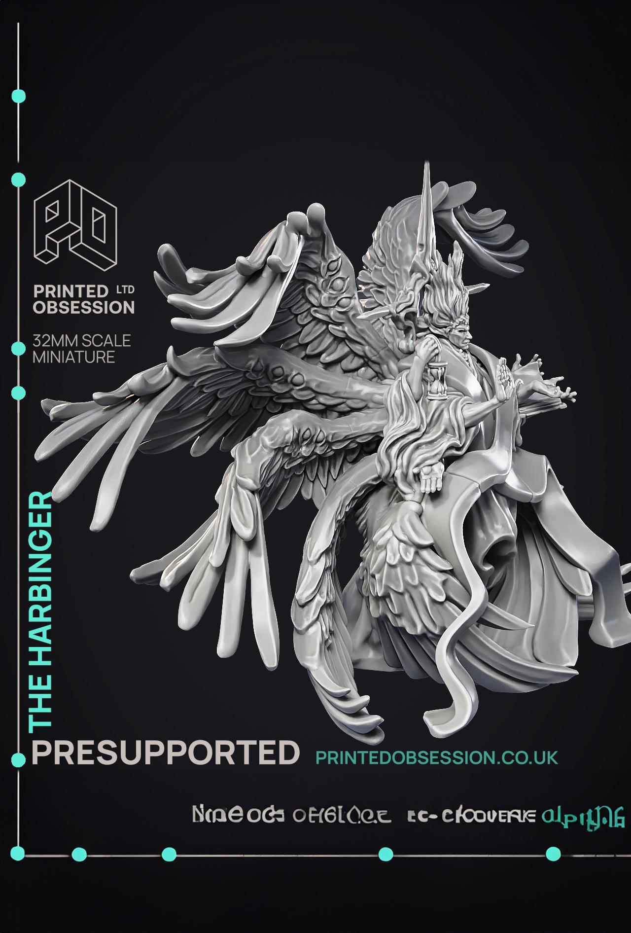 The Harbinger - High archon - Large Model - Heaven Hath No Fury - PRESUPPORTED - 32 mm scale  3d model