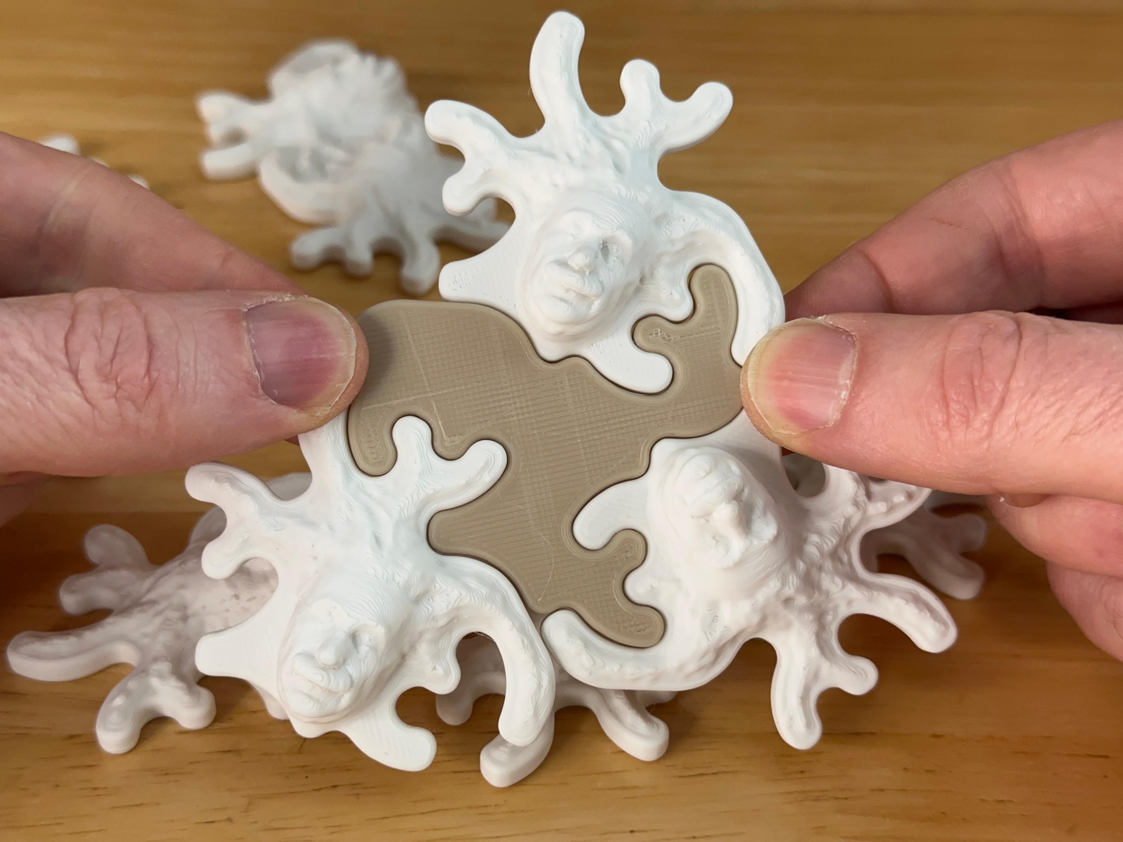 Interlocking Einstein Monotile 3d model