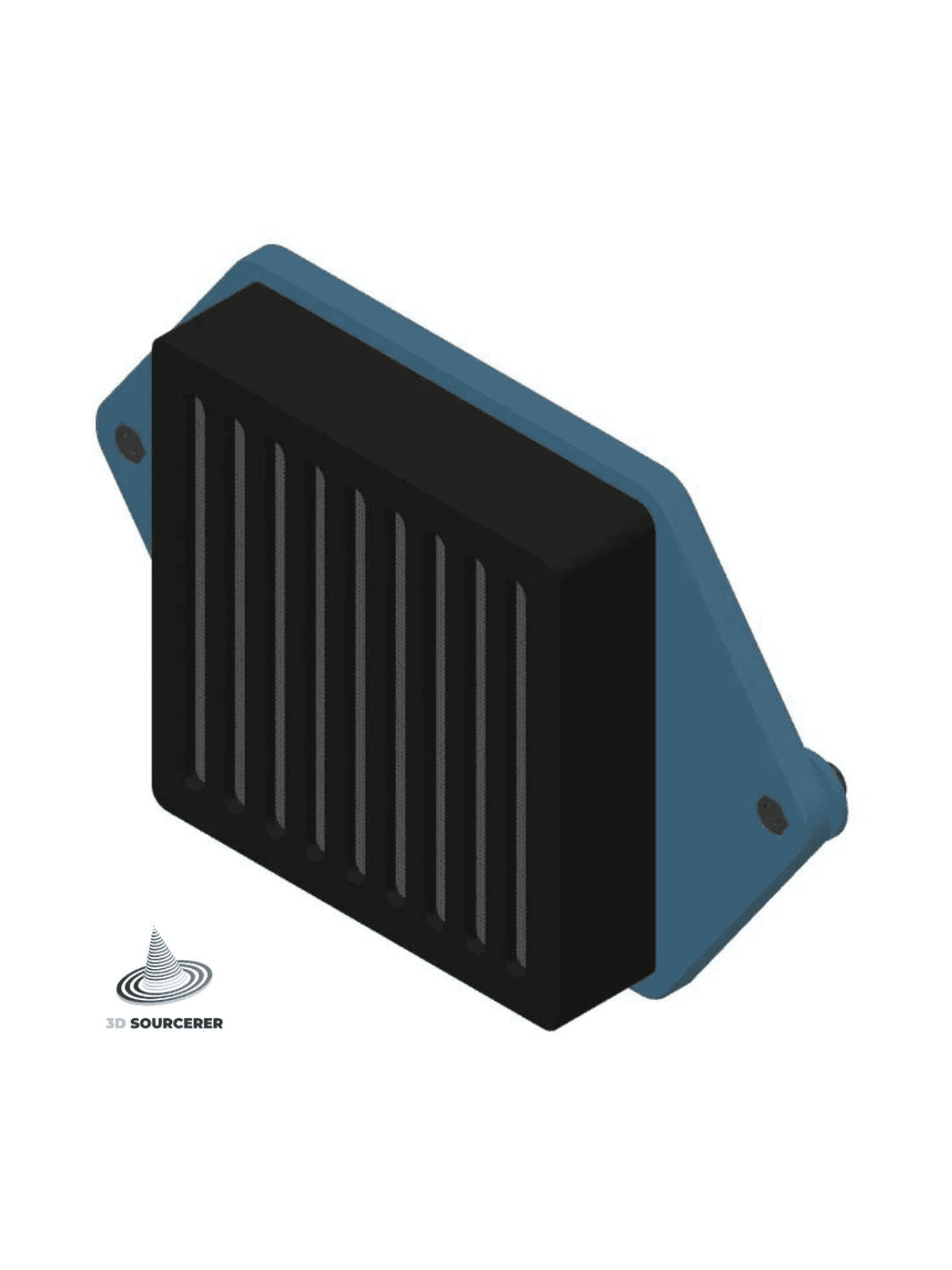 DELACK Enclosure HEPA Filter for Ventilation System 3d model