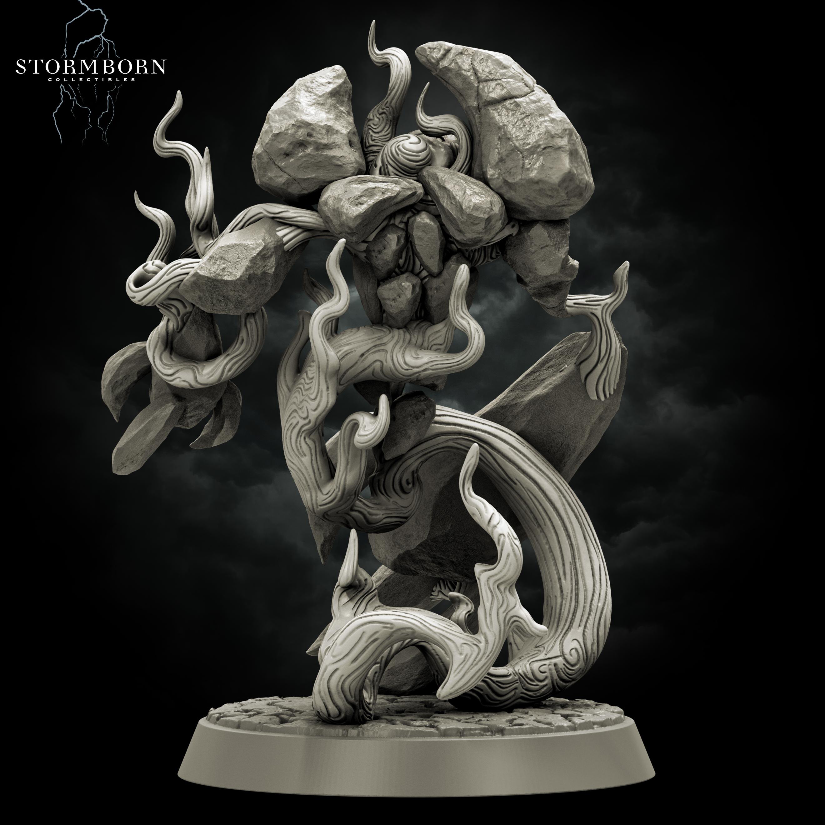 (32mm) Earth Elemental of Dawn 3d model