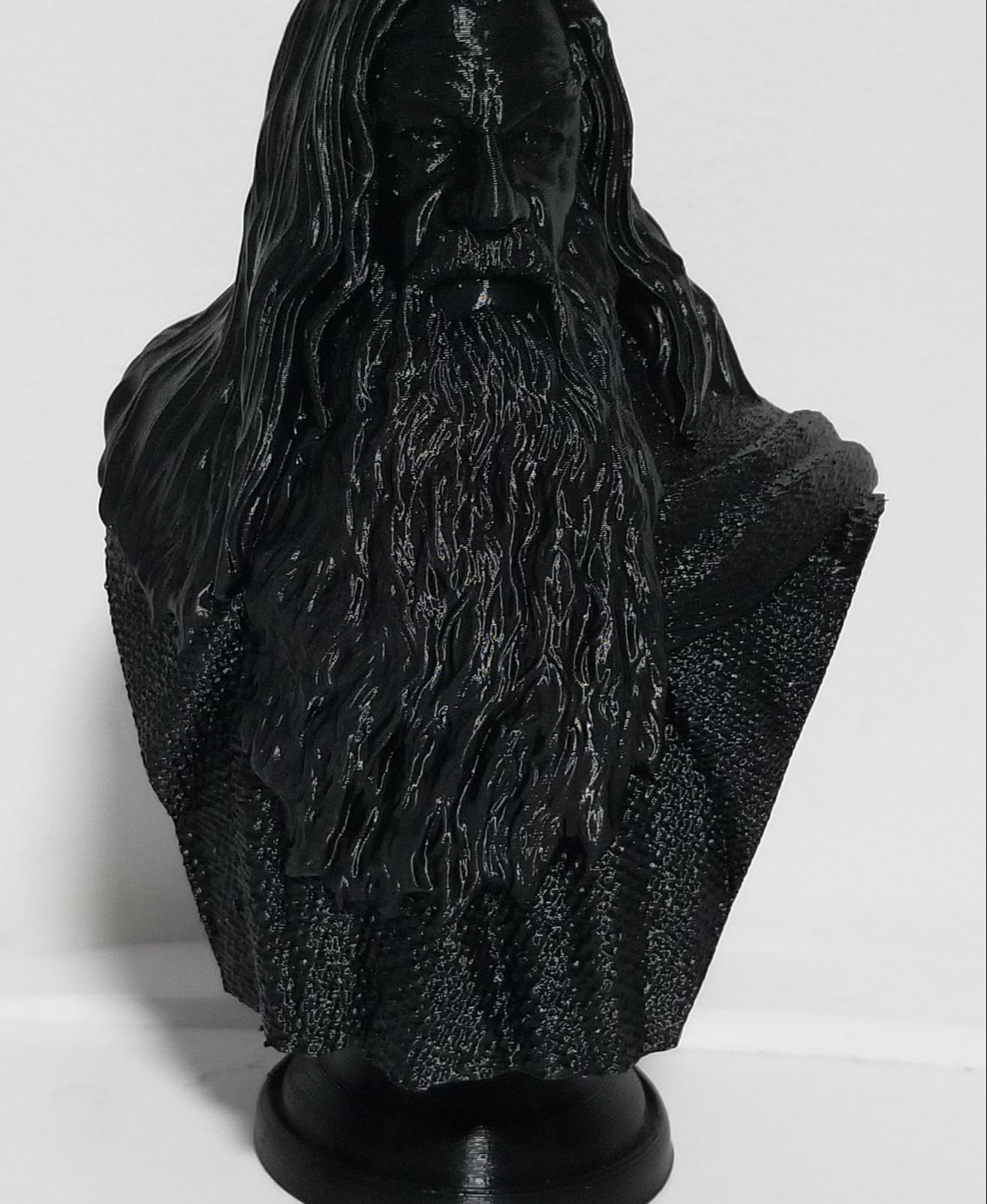 Gandalf Bust - Lord of the Rings (Pre-Supported) 3d model