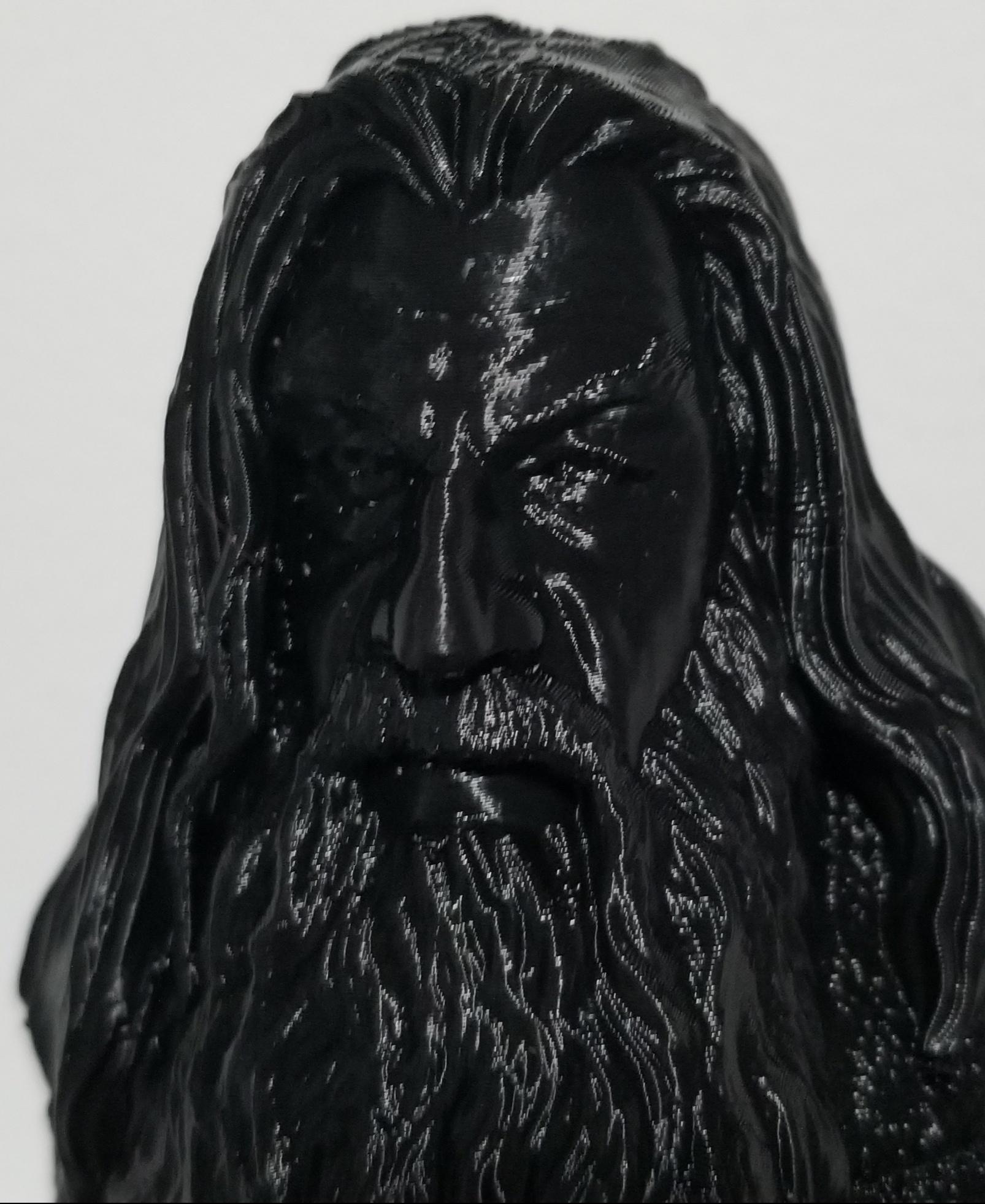 Gandalf Bust - Lord of the Rings (Pre-Supported) 3d model