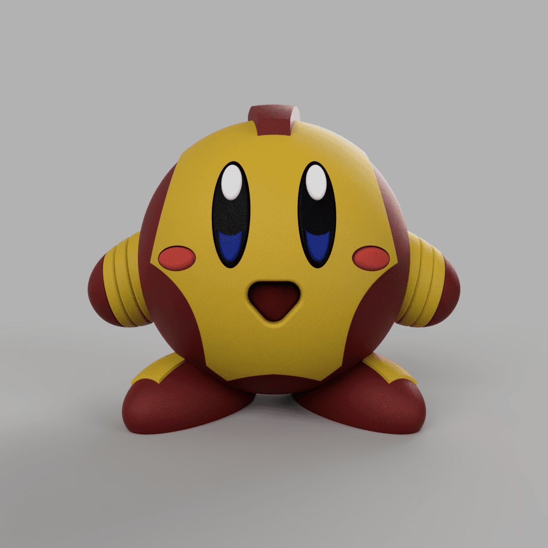 iron kirby 3d model