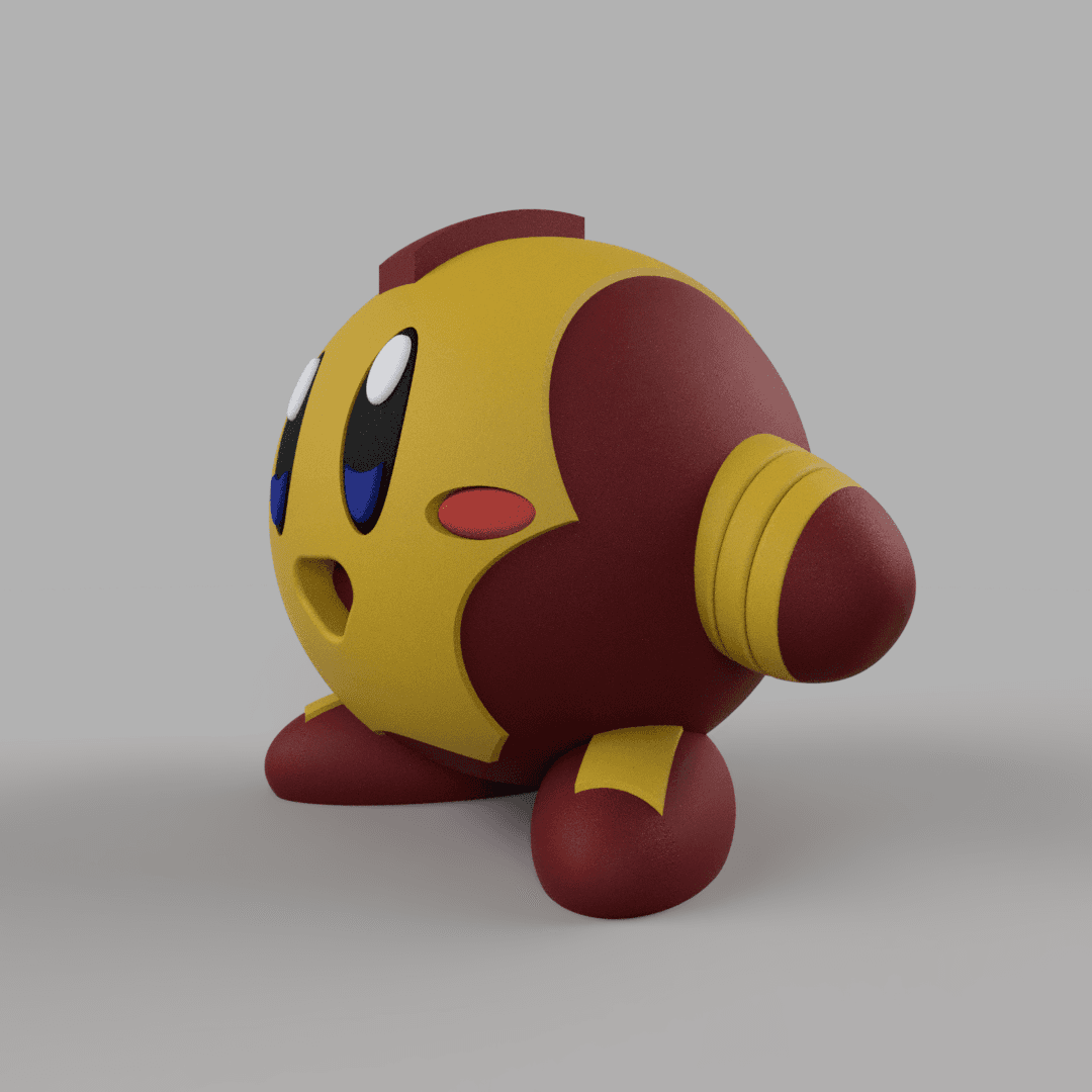 iron kirby 3d model