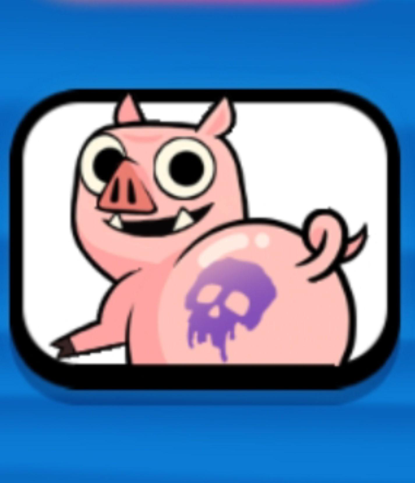 Twerking Pig Emote from Clash Royale 3d model