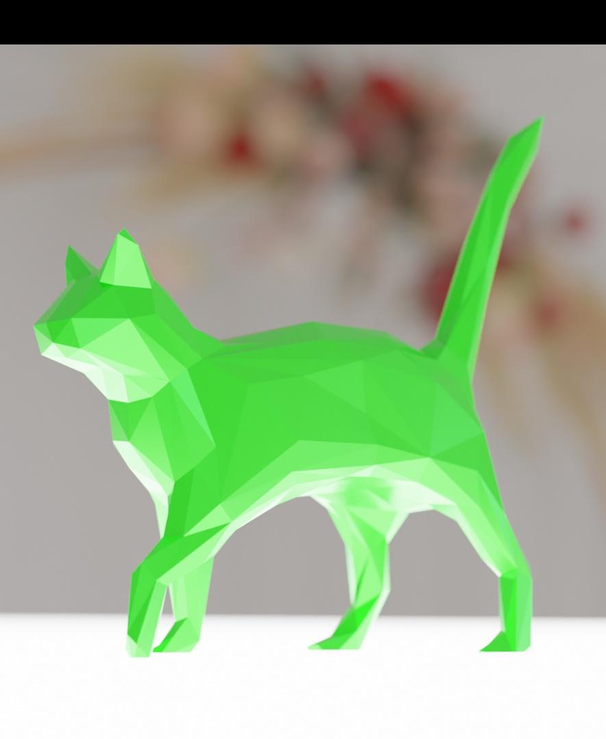 Low Poly Cat Pack! 3d model