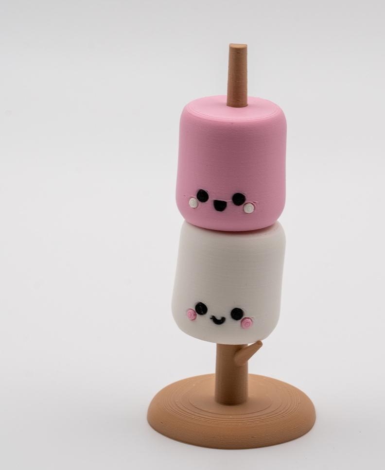 Kawaii Marshmallows - Holoprops 3d model