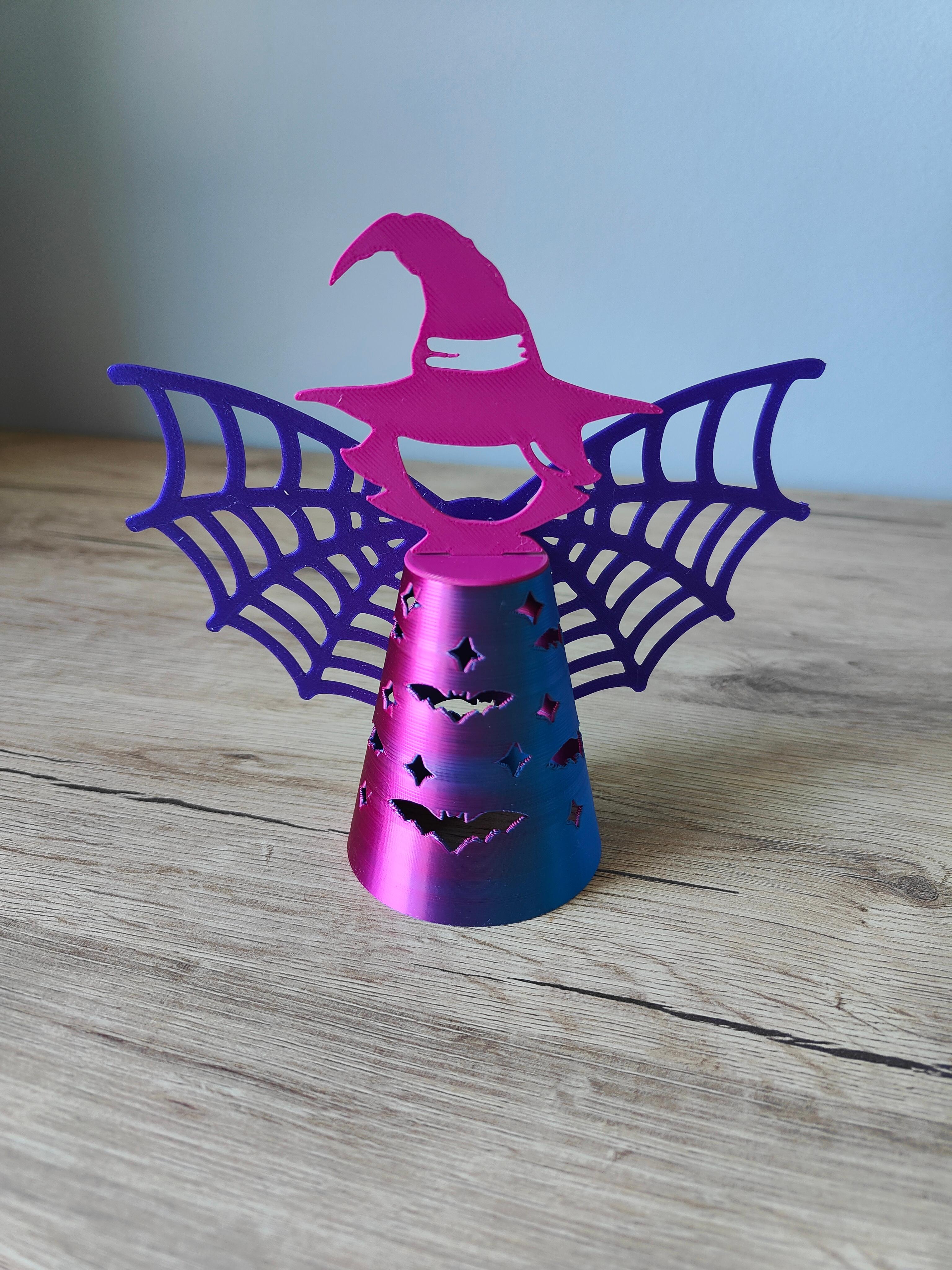 Halloween Witch Tealight Lantern 3d model