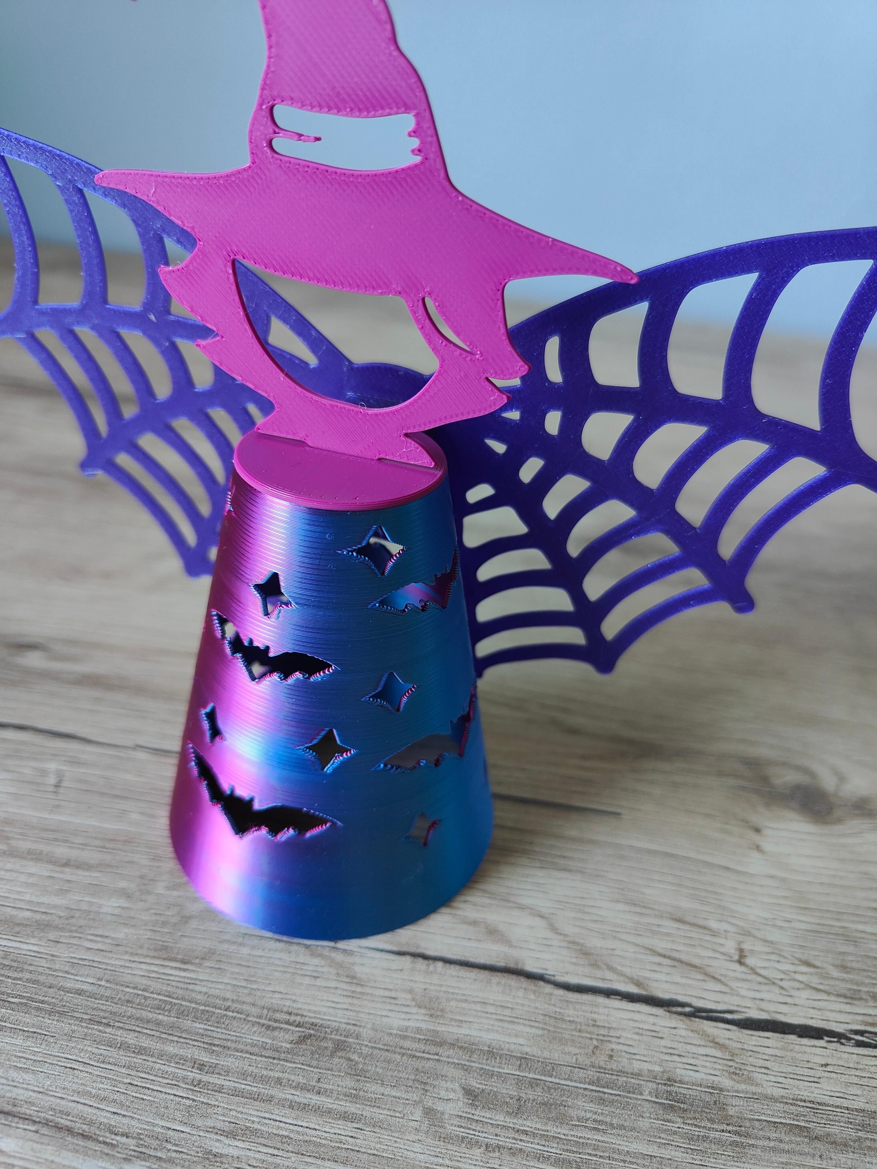 Halloween Witch Tealight Lantern 3d model