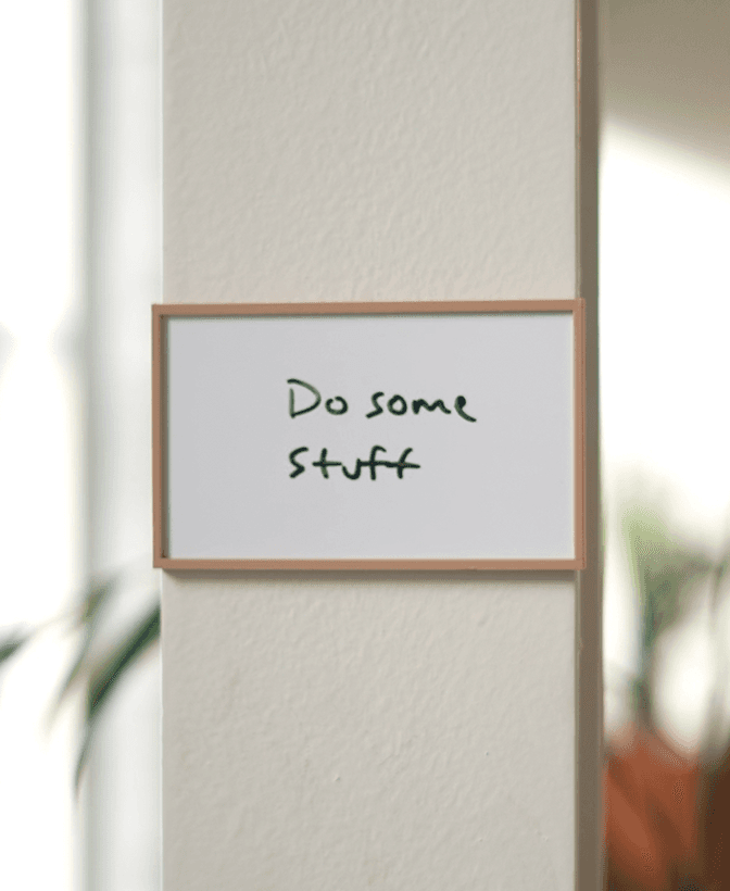 Magnetic Dry Erase Card Frame 3d model