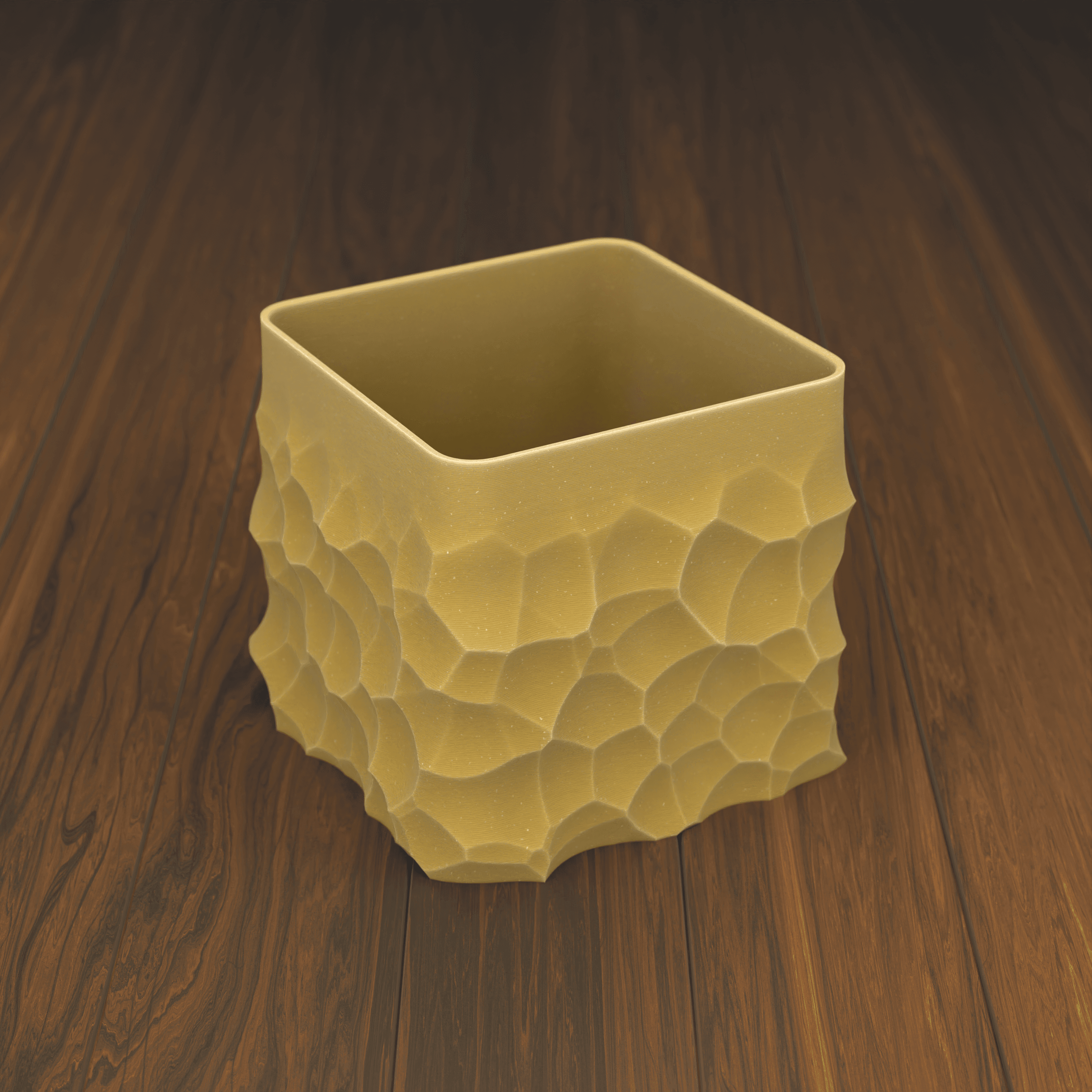 VORONOI PATTERN CONTAINER 3d model