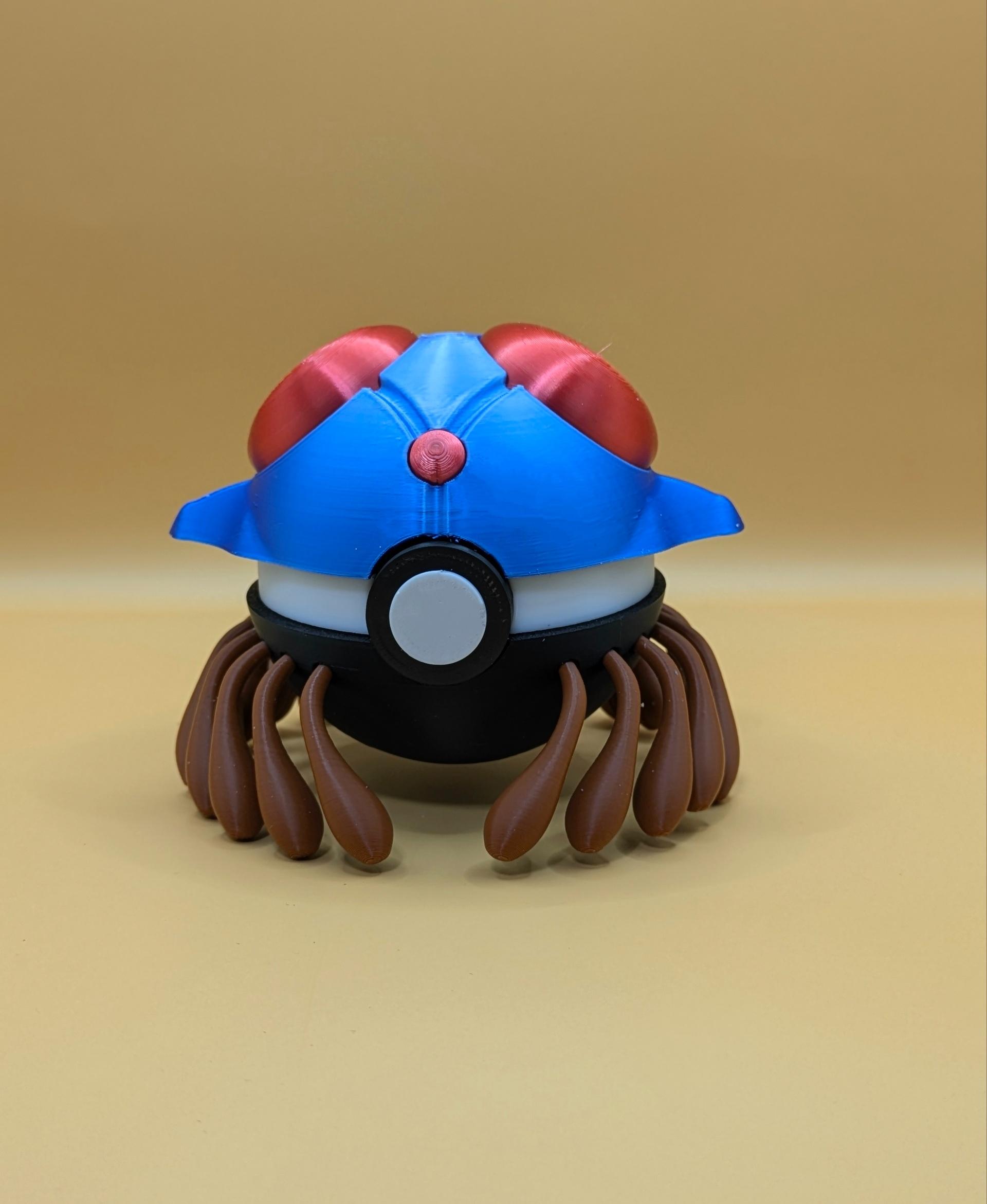 Tentacruel Pokeball (MULTIPART) 3d model