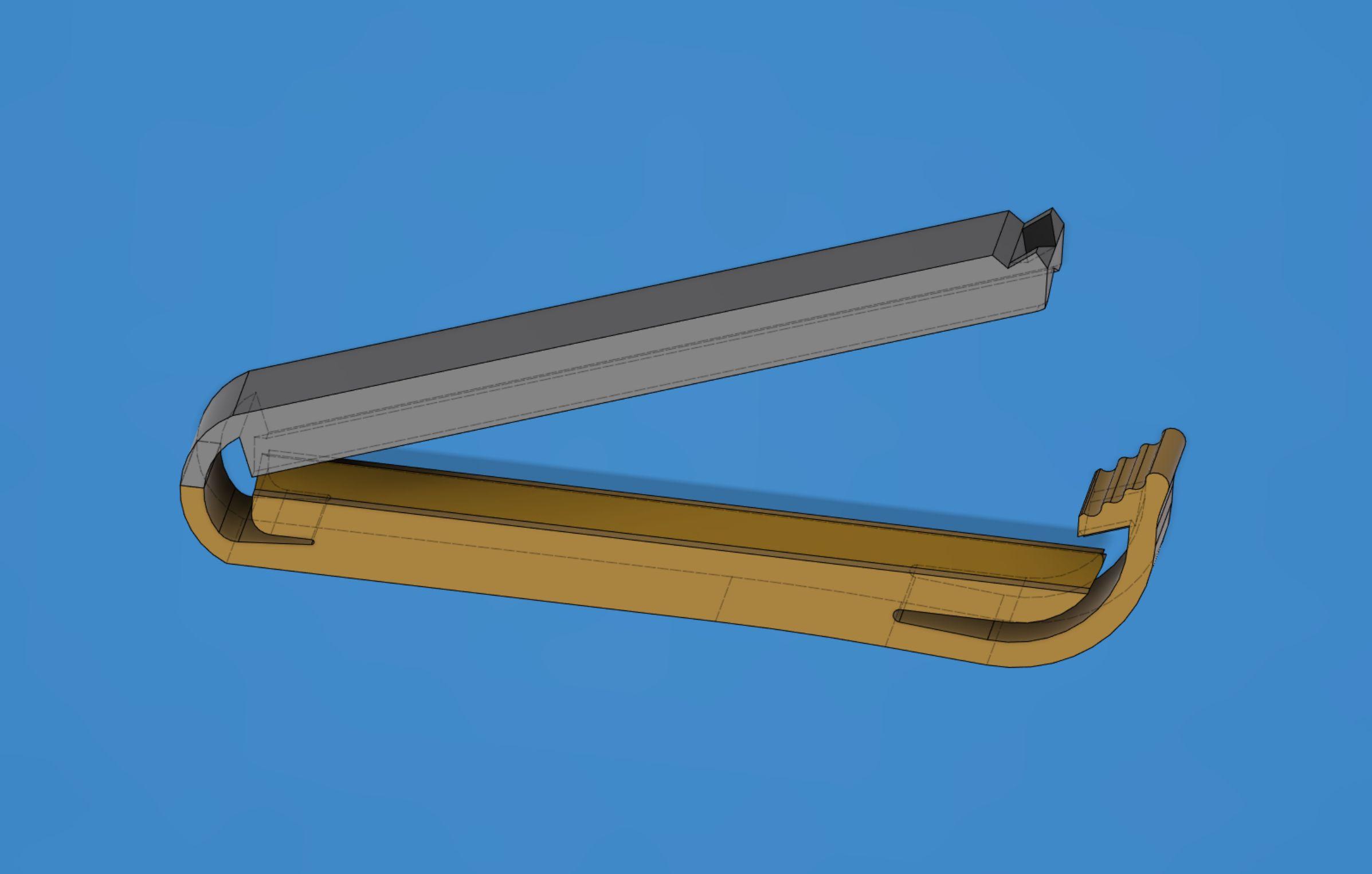 Bag Clip (4 versions) 3d model