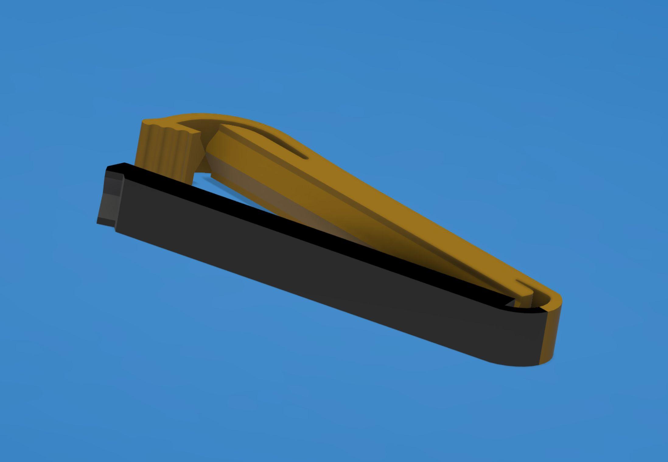 Bag Clip (4 versions) 3d model