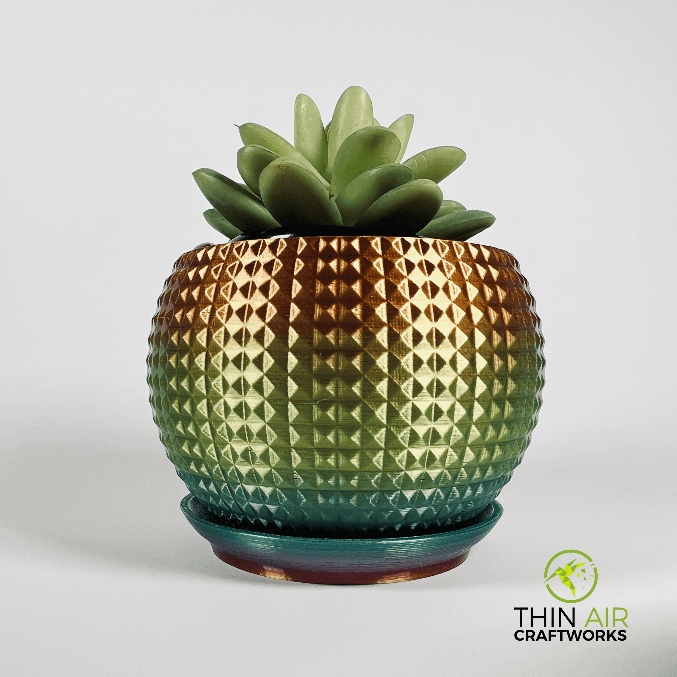 Textured Planter Series 3d model