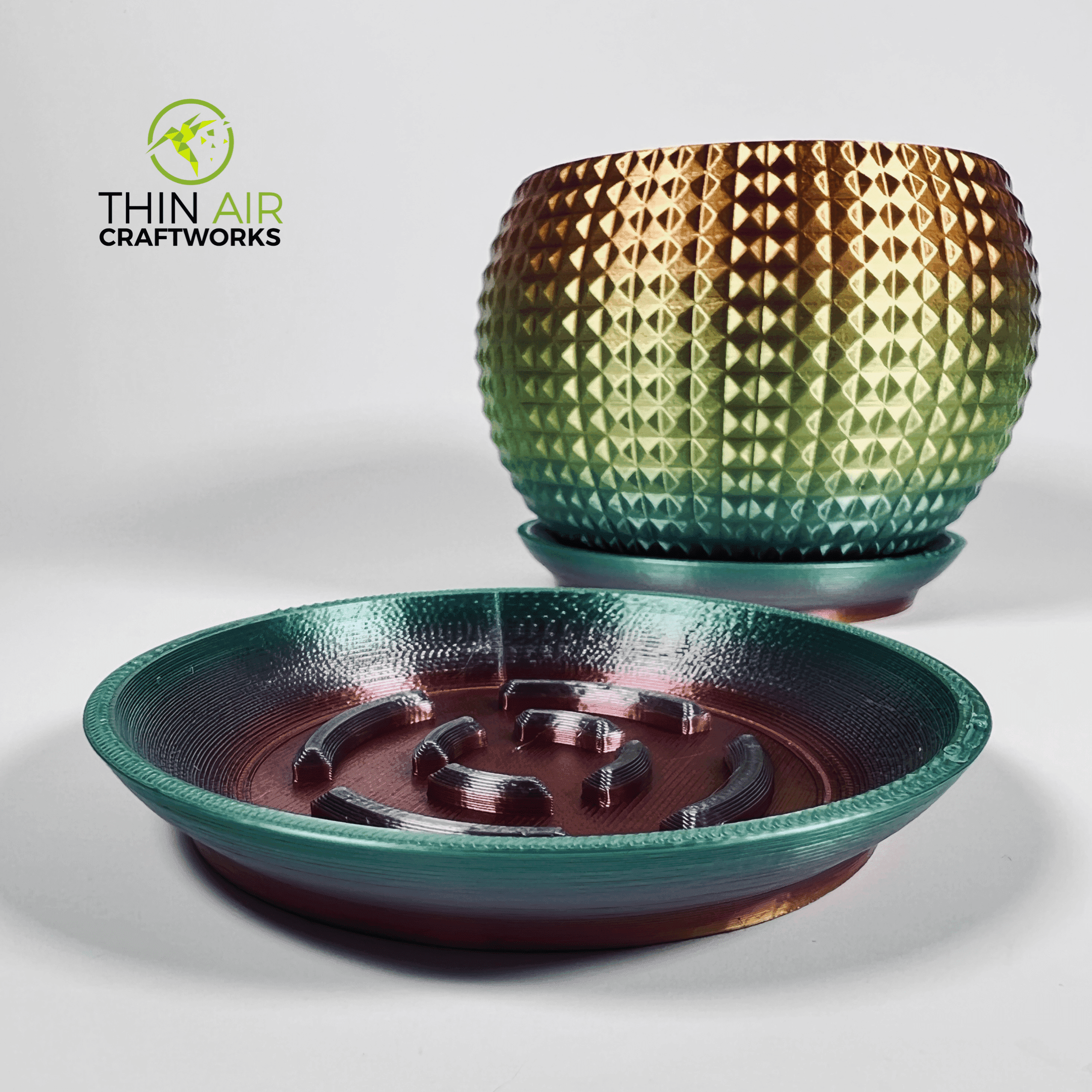 Textured Planter Series 3d model