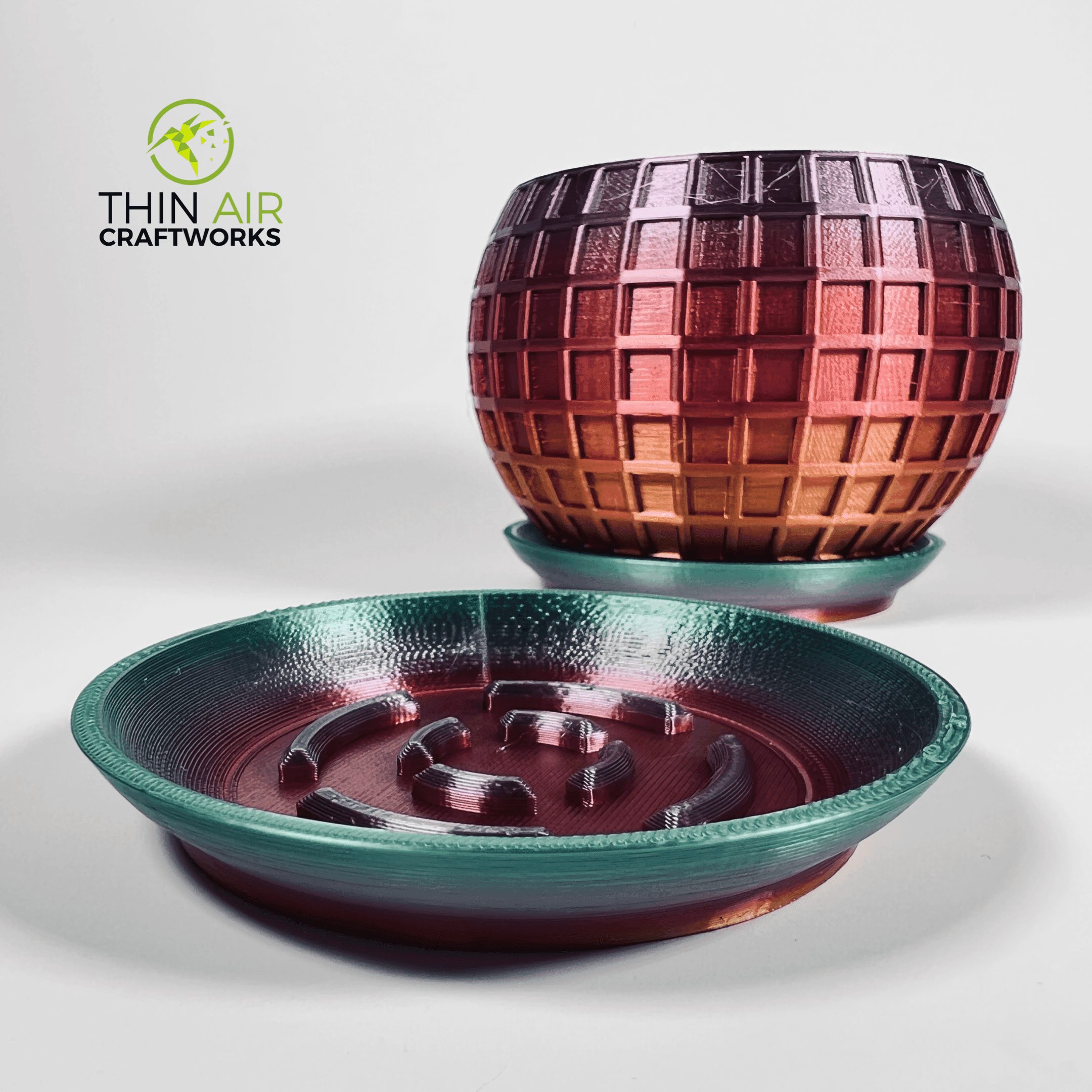 Textured Planter Series 3d model